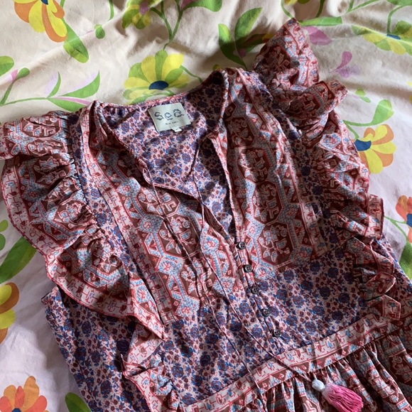 Sea New York Dresses & Skirts - Sea New York NWOT Silk boho prairie dress 8